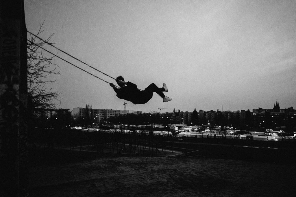 The Swing at Mauerpark by Martin U Waltz