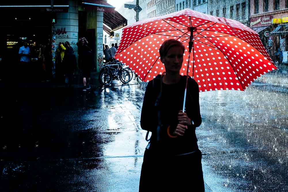 Street Photography rain Berlin