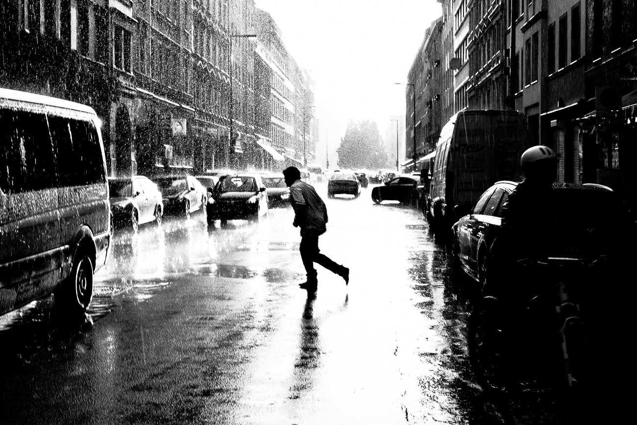 street photography rain Martin U Waltz