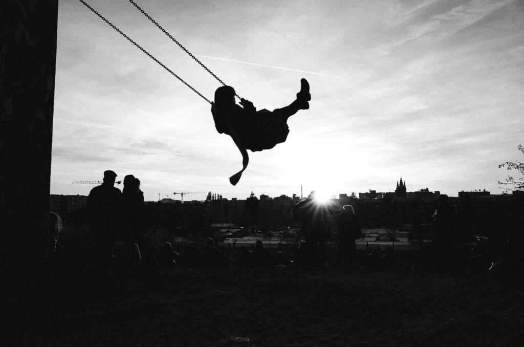 Berlin Photography The Swings at Mauerpark • Martin U Waltz
